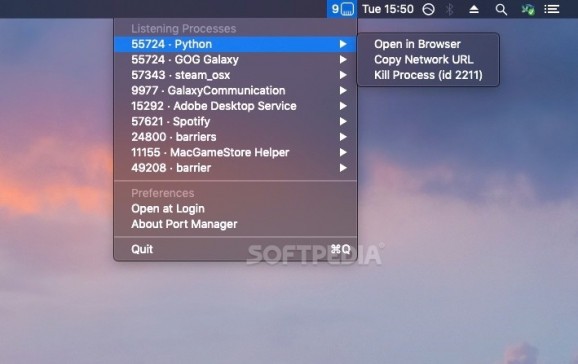 Port Manager screenshot