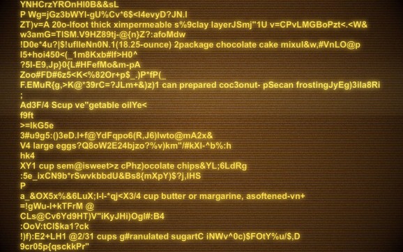 Portal Cake Recipe Screensaver screenshot