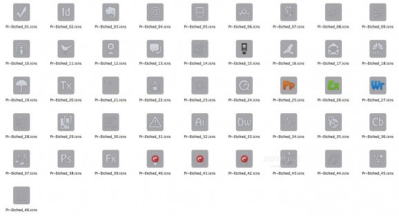 Pr-Etched Dock Icons screenshot