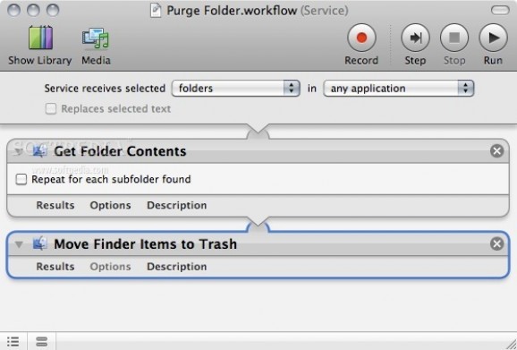 Purge Folder screenshot