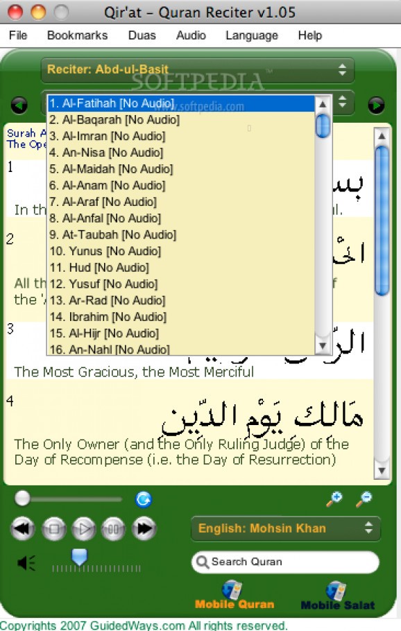 Qir'at Quran Reciter screenshot