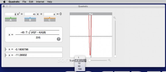 Quadratic screenshot