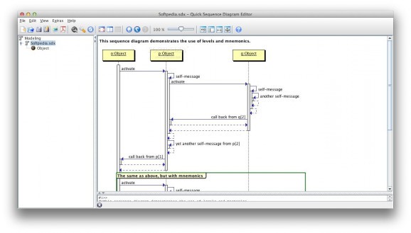 Quick Sequence Diagram Editor screenshot