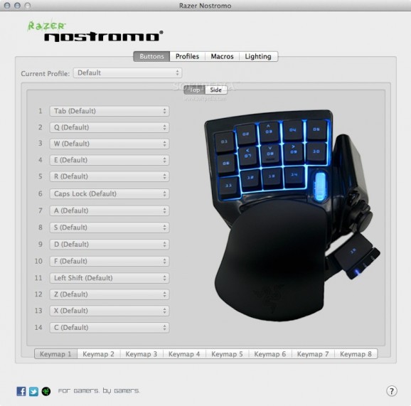 Razer Nostromo Mac Driver screenshot
