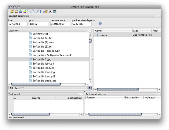 Remote File Browser screenshot