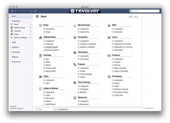 Revolver Office screenshot