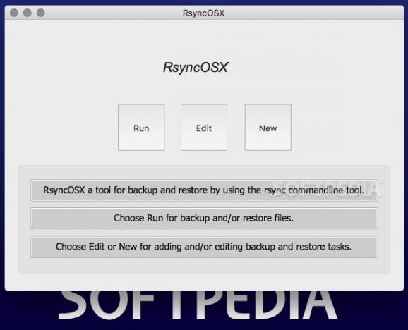 RsyncOSX screenshot