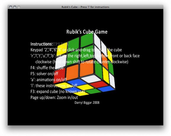 Rubik's Cube Game screenshot