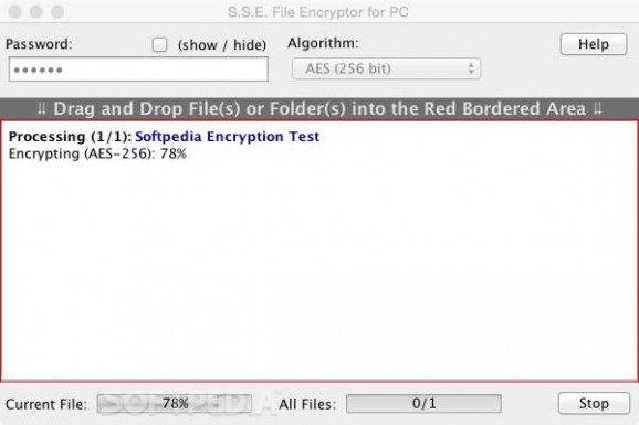 S.S.E. File Encryptor screenshot