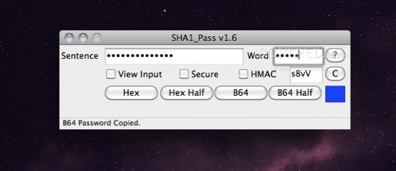 SHA1_Pass screenshot