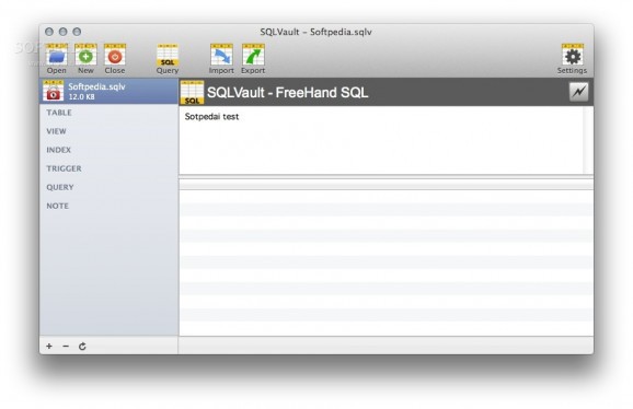 SQLVault screenshot