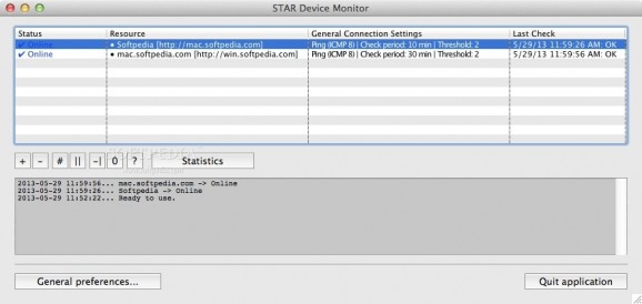 STAR Device Monitor screenshot