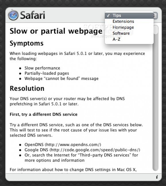 Safari Widget screenshot