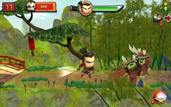 Samurai vs Zombies Defense screenshot