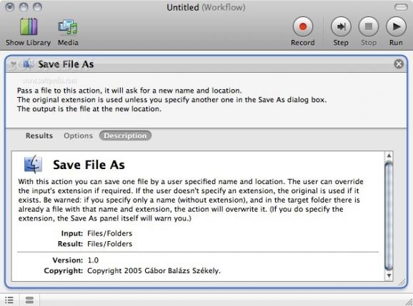 Save File As screenshot