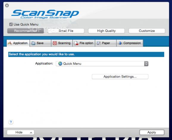 ScanSnap Manager screenshot