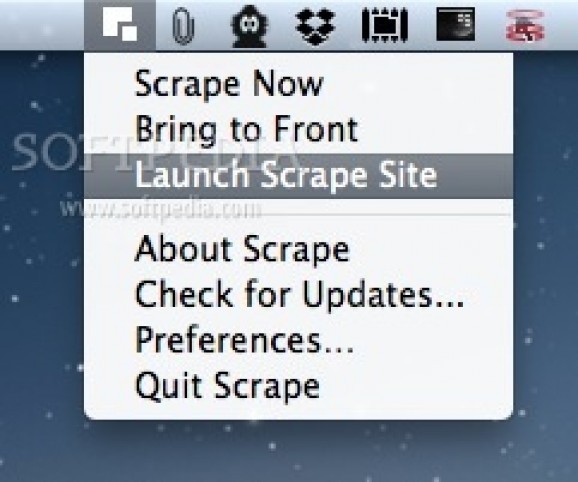 Scrape screenshot