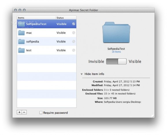 Secret Folder screenshot