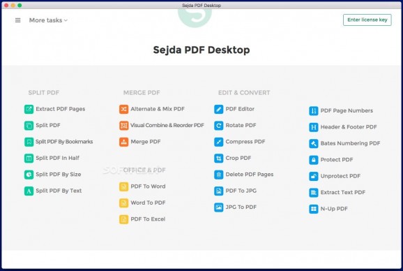 Sejda PDF Desktop screenshot