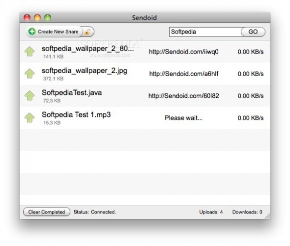Sendoid screenshot