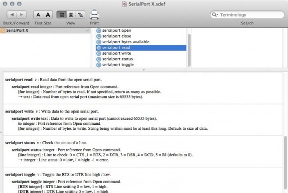 SerialPort X screenshot