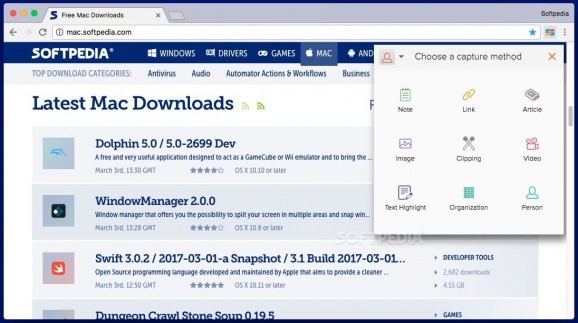Shelf Collaborative Web Clipper screenshot