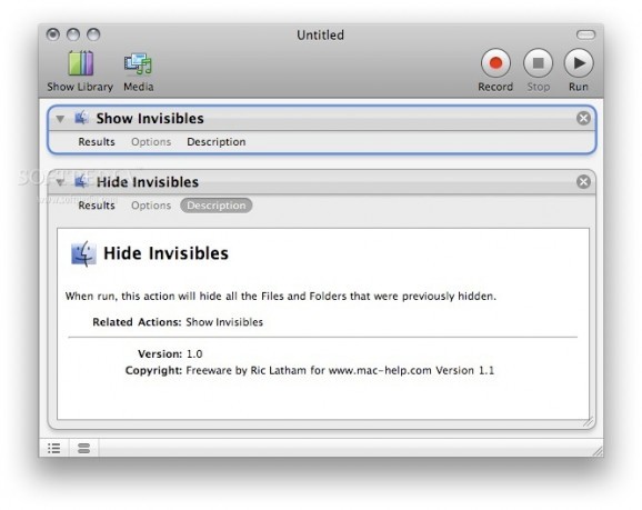 Show and Hide Invisibles screenshot