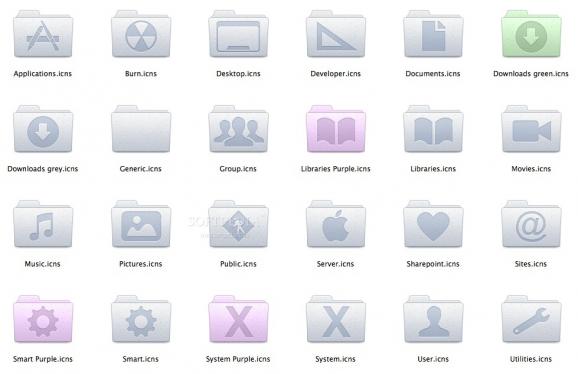 Silver Marble Folders screenshot
