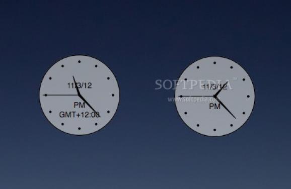 Simple Floating Clock screenshot