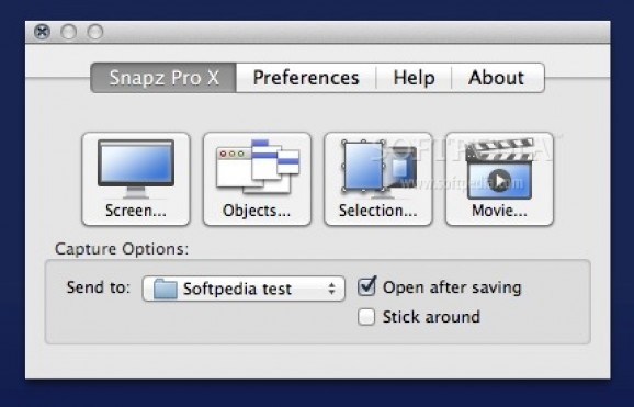 Snapz Pro X screenshot