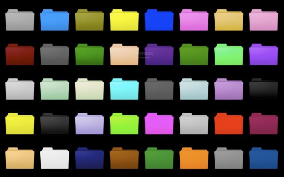 Snow Leopard Folder Colors screenshot