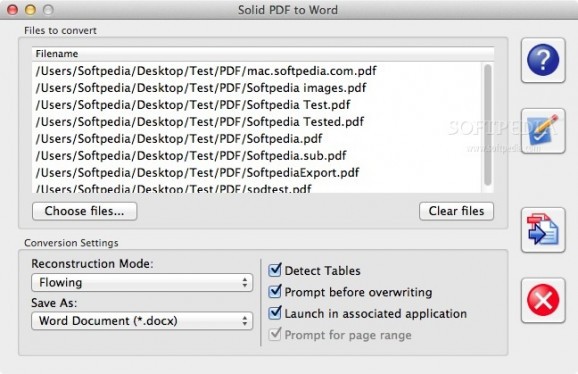 Solid PDF to Word screenshot