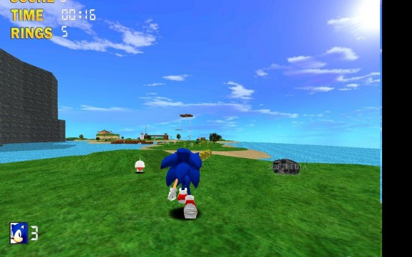 Sonic the Hedgehog 3D screenshot