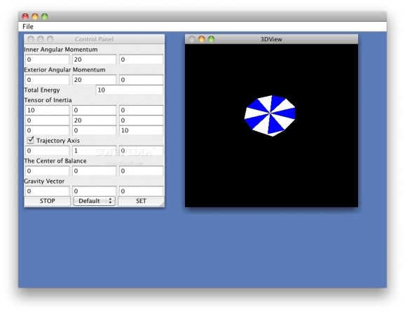 Spinning Top Simulator screenshot
