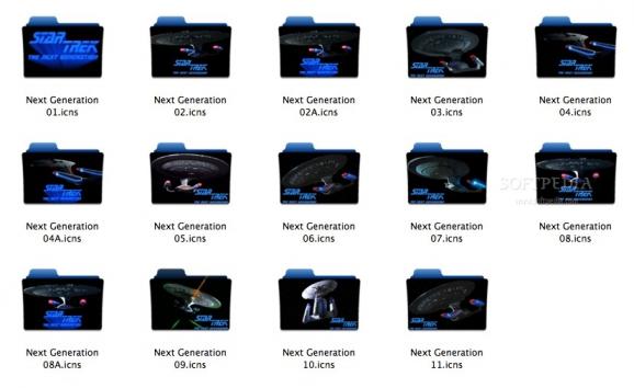 Star Trek TNG Folders screenshot