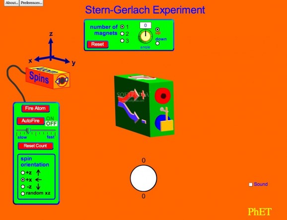 Stern-Gerlach Experiment screenshot