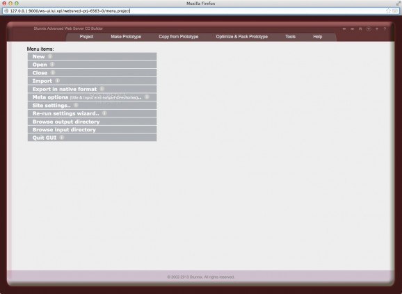 Stunnix Advanced Web Server for CD screenshot