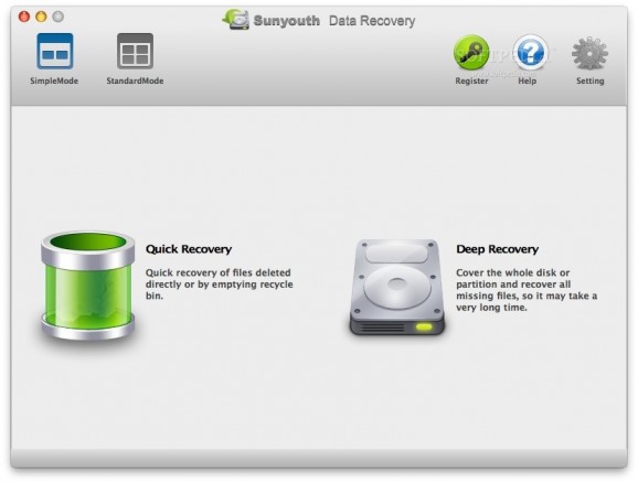 Sunyouth Data Recovery screenshot
