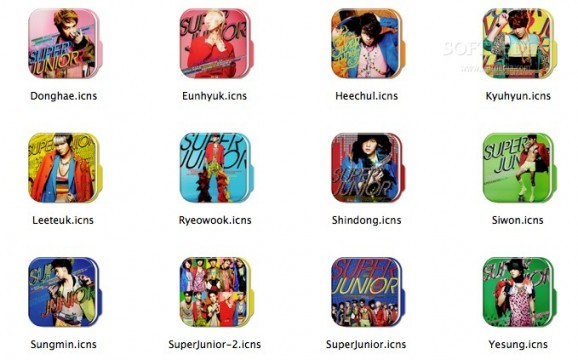Super Junior Folders screenshot