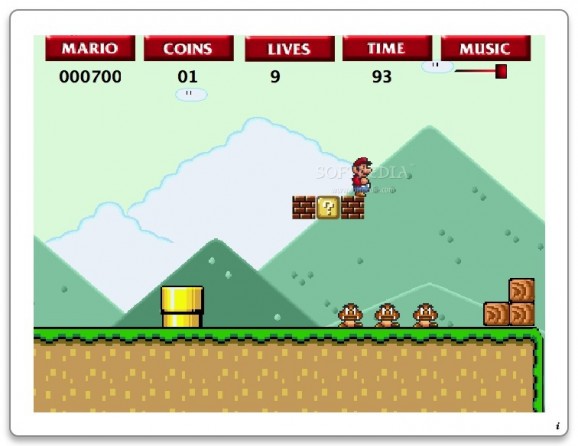 Super Mario Widget screenshot