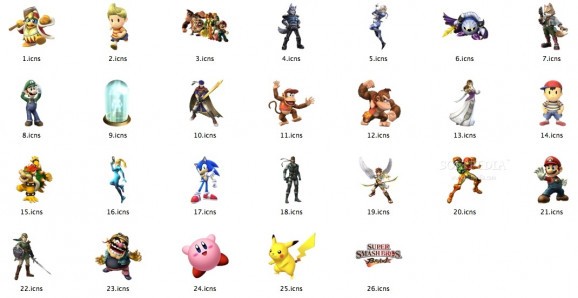 Super Smash Bros. Brawl Icons screenshot
