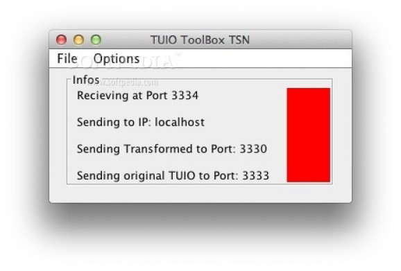 TUIO ToolBox screenshot