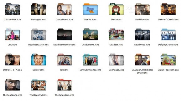 TV Series Folder Icons D screenshot