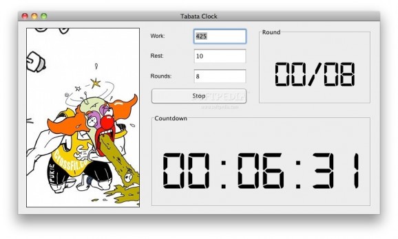 Tabata Clock screenshot