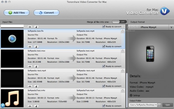 Tenorshare Video Converter screenshot