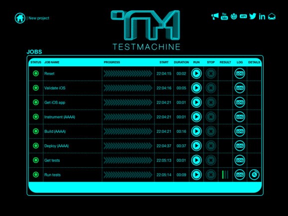 TestMachine screenshot