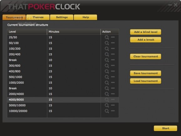 That Poker Clock screenshot