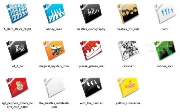 The Beatles Folder Icons screenshot