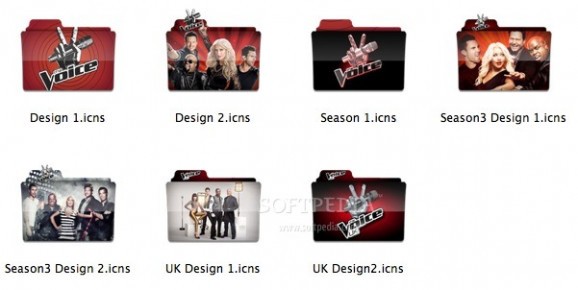 The Voice Icons Premium TV Folders screenshot