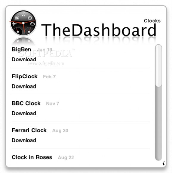 TheDashboard Clocks screenshot